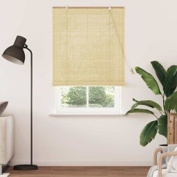 vidaXL Rolgordijn Natuur 120 x 220 cm Bamboe
