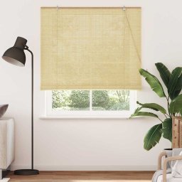 vidaXL Rolgordijn Natuur 140 x 220 cm Bamboe