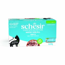 6x50g Tonijn Schesir Complete voeding in gelei natvoer voor katten