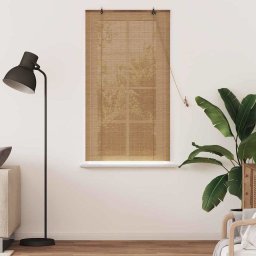 vidaXL Rolgordijn Bruin 80 x 160 cm Bamboe
