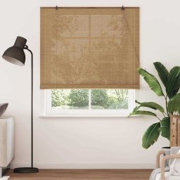 vidaXL Rolgordijn Bruin 150 x 220 cm Bamboe