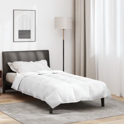 vidaXL Winter Dekbed 135 x 220 cm Winter Veren Wit Ademend