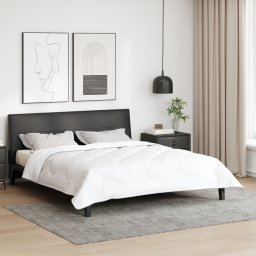 vidaXL 2-in-1 Dekbed 240 x 220 x 8 cm Winter Polyester Wit Ademend