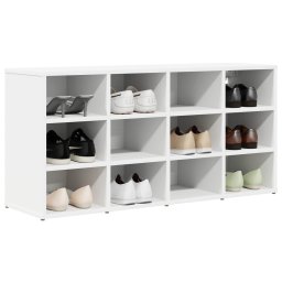 vidaXL Schoenenkast 103 x 30 x 51 cm Bewerkt hout Wit