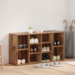 vidaXL Schoenenbank 103 x 30 x 54,5 cm Bewerkt hout Oud hout