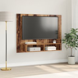 vidaXL Tv-meubelset 120 x 23,5 x 90 cm Oud Hout Bewerkt hout