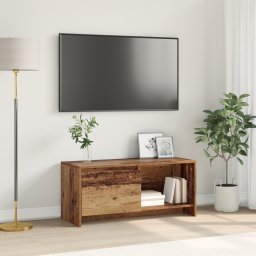 vidaXL Tv-meubelset 90 x 35 x 40 cm Oud Hout Bewerkt hout