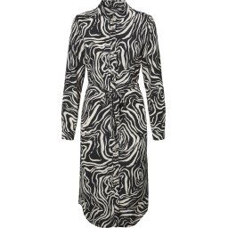 VERO MODA - Maat S - VMSASHA SHIRT L/S DRESS AOP Dames Jurk
