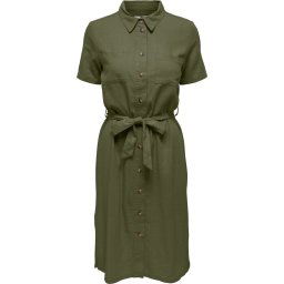 JDY Maat XS JDYSAY S/S MIDI SHIRT DRESS WVN Dames Jurk