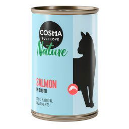 24x140g Zalm Cosma Nature Kattenvoer nat