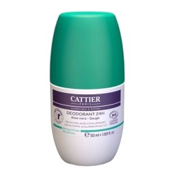 Cattier Deodorant 24H Aloë Vera 0% Alcohol