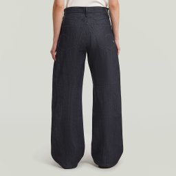 Contor Barrel Wide Jeans - Donkerblauw - Dames