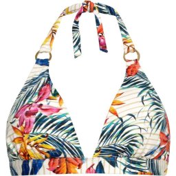 Cyell Maat 38D PARADISE MORNING Bikinitop Halter Voorgevormd Dames