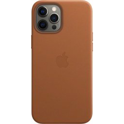 Apple - Leren hoesje - MagSafe - iPhone 12 Pro Max - Zadelbruin