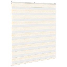 vidaXL Zebra rolgordijn 120x150 cm stofbreedte 115,9 cm marmerbeige