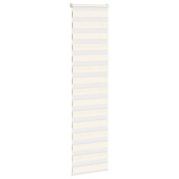 vidaXL Zebra rolgordijn 65x200 cm stofbreedte 60,9 cm marmerbeige
