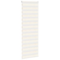 vidaXL Zebra rolgordijn 70x200 cm stofbreedte 65,9 cm marmerbeige