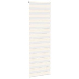 vidaXL Zebra rolgordijn 90x200 cm stofbreedte 85,9 cm marmerbeige