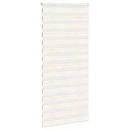 vidaXL Zebra rolgordijn 100x200 cm stofbreedte 95,9 cm marmerbeige
