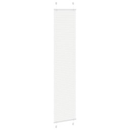 vidaXL Plissé rolgordijn 50x200 cm stofbreedte 49,4 cm polyester wit