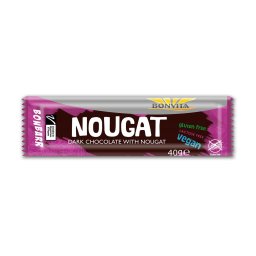 BonVita Nougat Dark Chocolate Bar