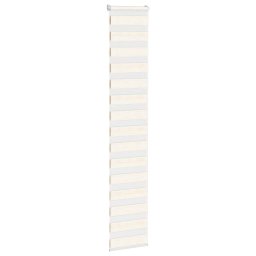 vidaXL Zebra rolgordijn 40x200 cm stofbreedte 35,9 cm marmerbeige