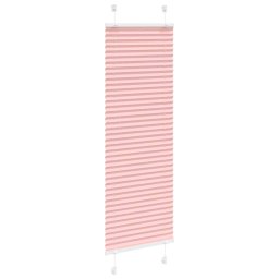 vidaXL Plissé rolgordijn 50x100 cm stofbreedte 49,4 cm polyester roze