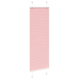 vidaXL Plissé rolgordijn 40x150 cm stofbreedte 39,4 cm polyester roze