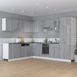 vidaXL Bovenkast Lyon 50x31x60 cm bewerkt hout grijs sonoma eikenkleurig