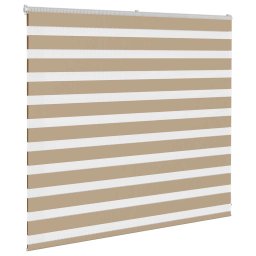 vidaXL Zebra Blind 165x100 cm stofbreedte 160,9 cm polyester zandbruin