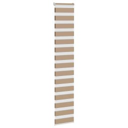 vidaXL Zebra Blind 50x200 cm stofbreedte 55,9 cm polyester zandbruin