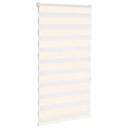 vidaXL Zebra rolgordijn 90x150 cm stofbreedte 85,9 cm marmerbeige