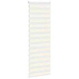 vidaXL Zebra rolgordijn 80x200 cm stofbreedte 75,9 cm marmerbeige