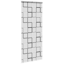 vidaXL Doucherolgordijn met cassette 90x240 cm stofbreedte 86 cm
