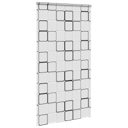 vidaXL Doucherolgordijn met cassette 130x240 cm stofbreedte 126 cm
