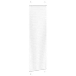 vidaXL Plissé rolgordijn 65x200 cm stofbreedte 64,4 cm polyester wit