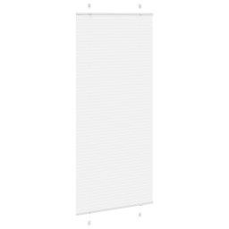 vidaXL Plissé rolgordijn 100x200 cm stofbreedte 99,4cm polyester wit