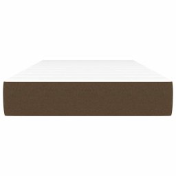 vidaXL Pocketveringmatras voor kinderen medium 80x160 cm stof donkerbruin