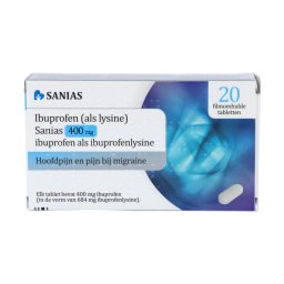 Sanias Ibuprofen (als Lysine) Sanias 400mg Tabletten