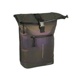 New Rebels Reflect New York Two Tone 21L Rolltop Rugzak Waterafstotend Laptop 15.6"