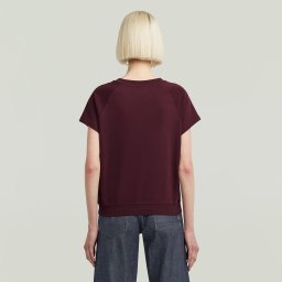 Raglan T-shirt - Rood - Dames
