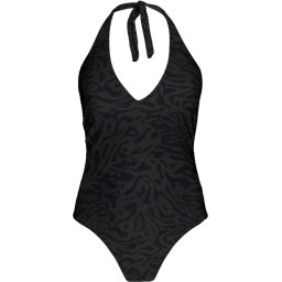 Barts - Maat 44 - Sula Halter One Piece Zwart Dames Badpak