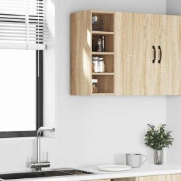 vidaXL Bovenkast 20x29,5x60 cm bewerkt hout sonoma eikenkleurig