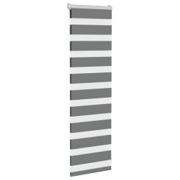 vidaXL Zebra rolgordijn 50x100 cm stofbreedte 45,9cm donkergrijs