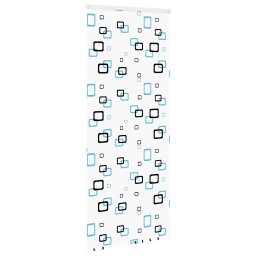 vidaXL Doucherolgordijn met cassette 90x240 cm stofbreedte 86 cm