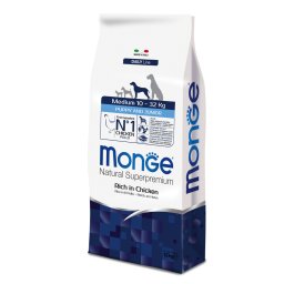 12kg Puppy Junior Medium Monge Superpremi hondenvoer