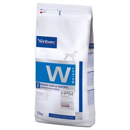 2x12kg Vet HPM Dog Weight Loss & Control W2 Virbac Hondenvoer