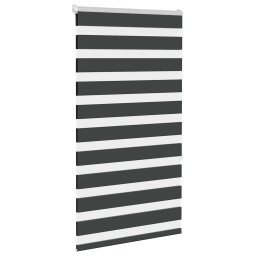 vidaXL Zebra rolgordijn 70x150 cm stofbreedte 65,9 cm zwart