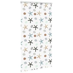 vidaXL Doucherolgordijn met cassette 130x240 cm stofbreedte 126 cm