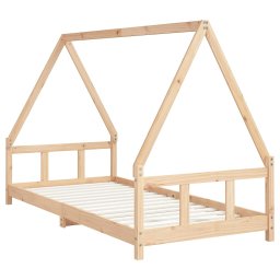 vidaXL Kinderbedframe 90x200 cm massief grenenhout